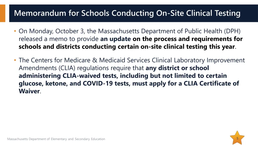memorandum for schools conducting on site 2