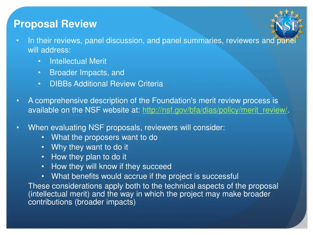 proposal review