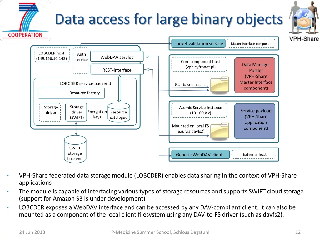 data access for large binary objects
