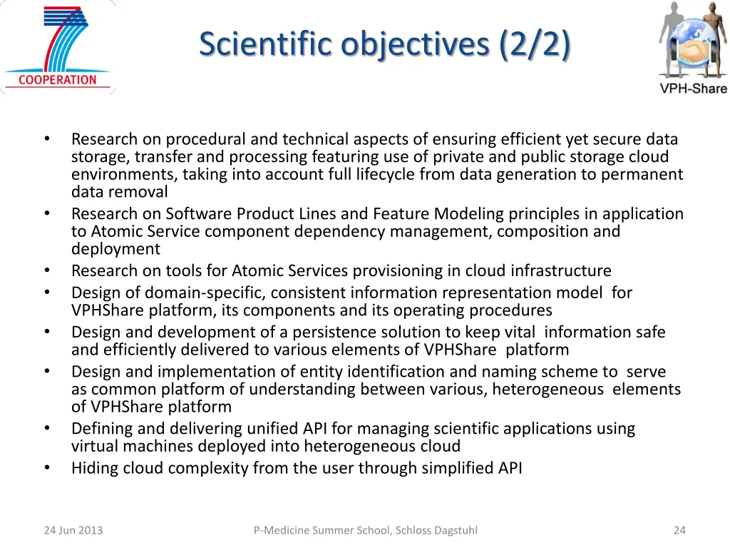 scientific objectives 2 2