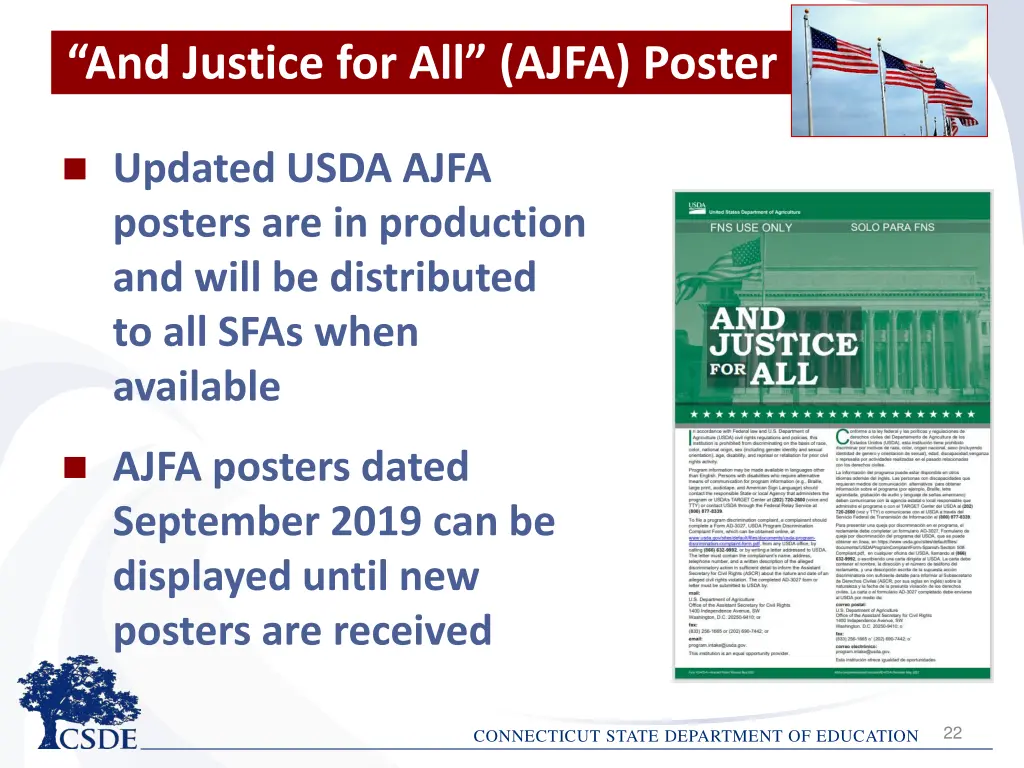 and justice for all ajfa poster 1