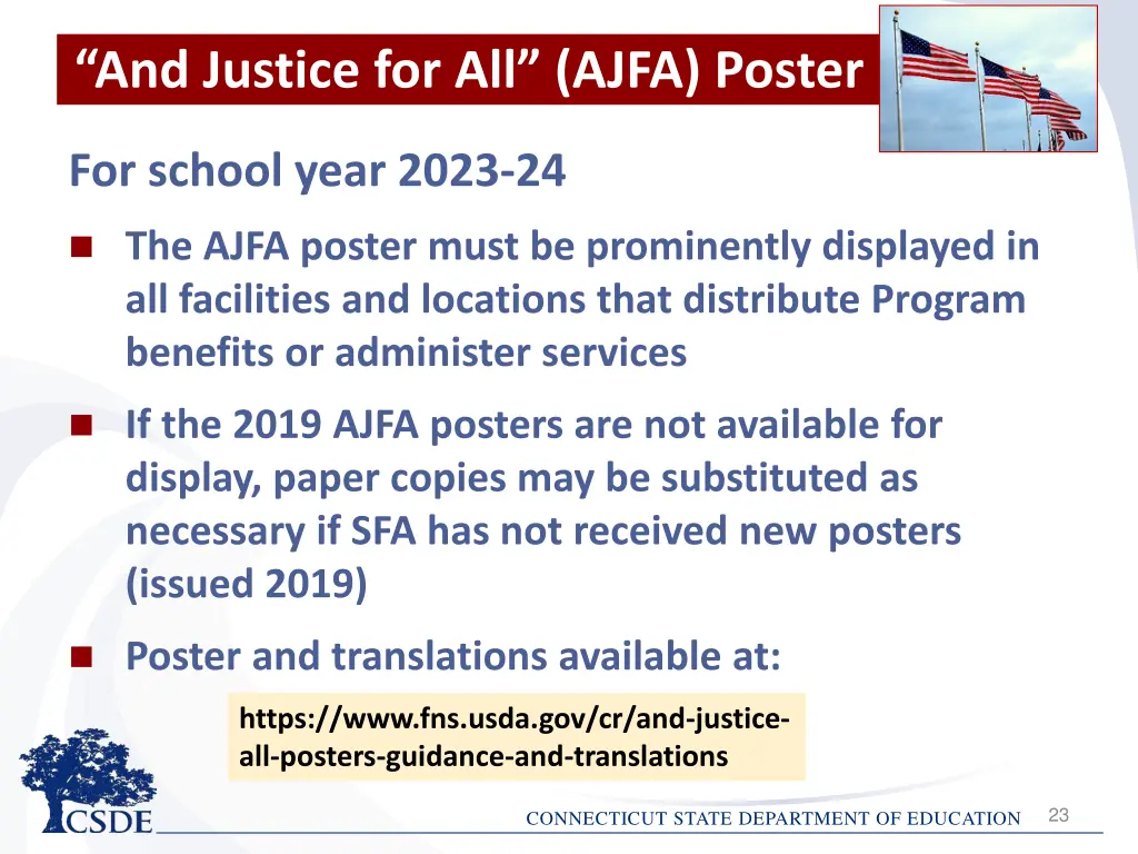 and justice for all ajfa poster 2