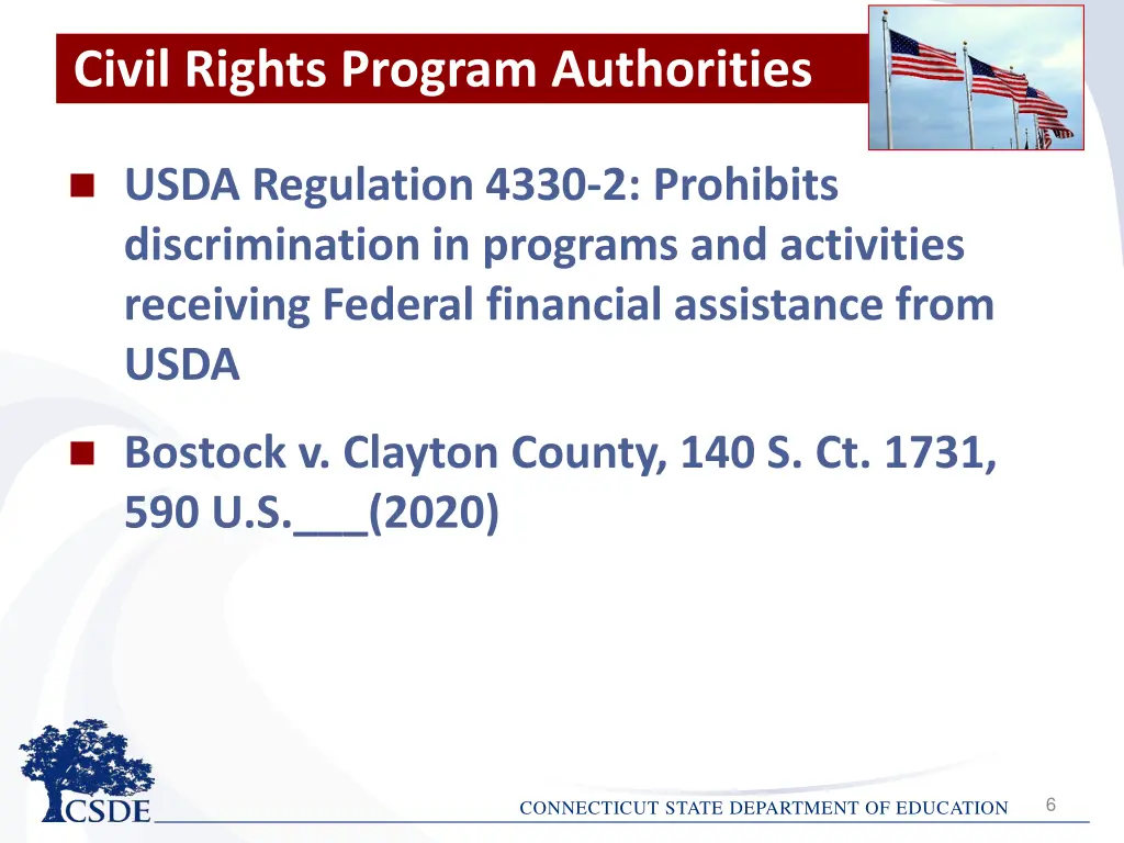 civil rights program authorities 2