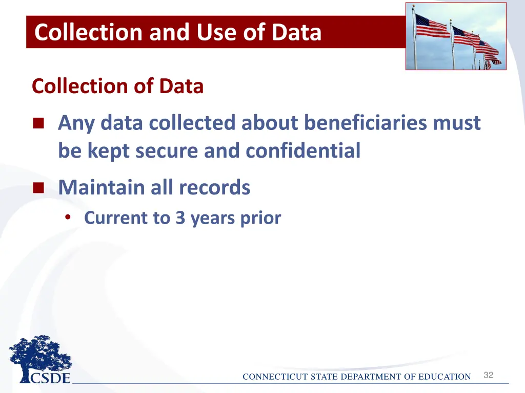 collection and use of data 1
