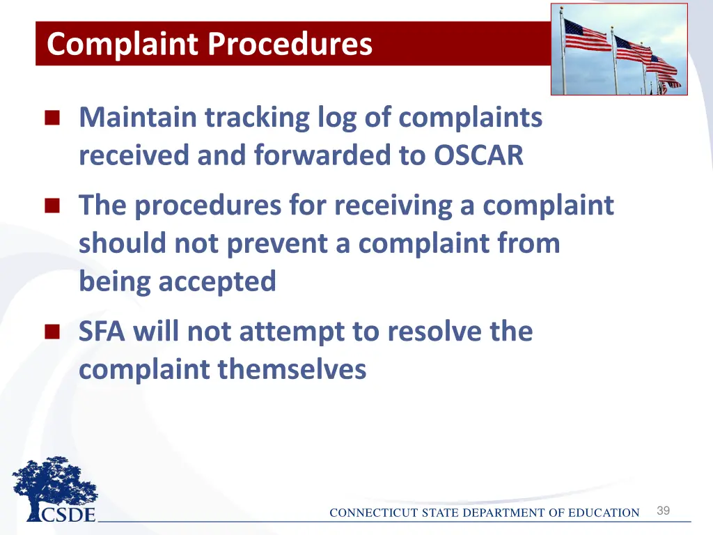 complaint procedures 4