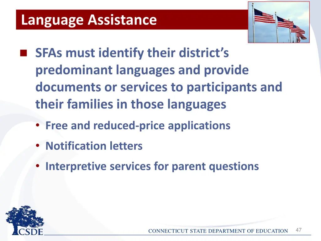 language assistance 6