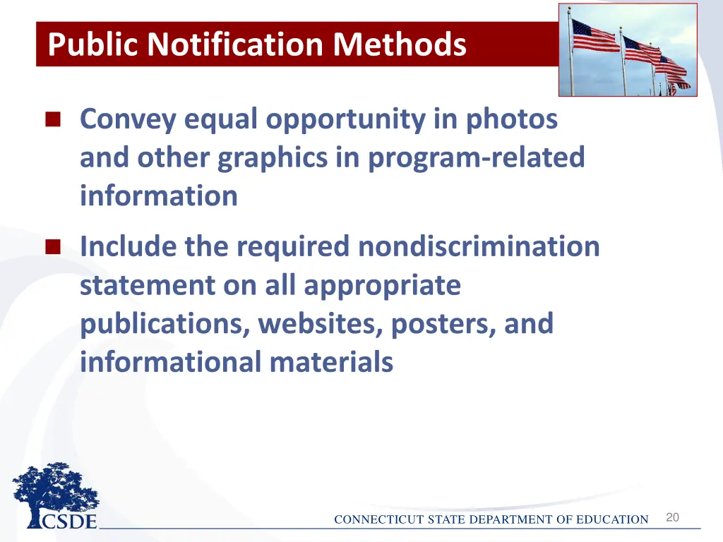 public notification methods 1