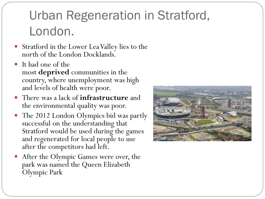 urban regeneration in stratford london 2