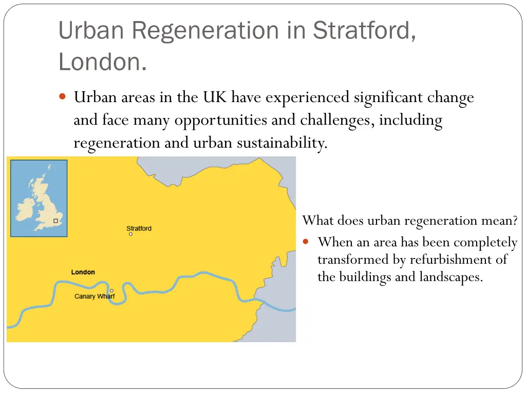 urban regeneration in stratford london