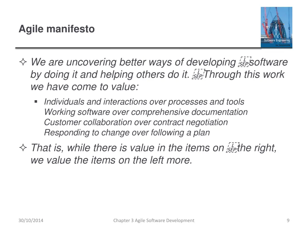 agile manifesto