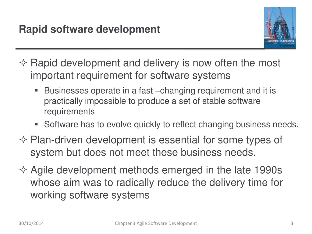 rapid software development