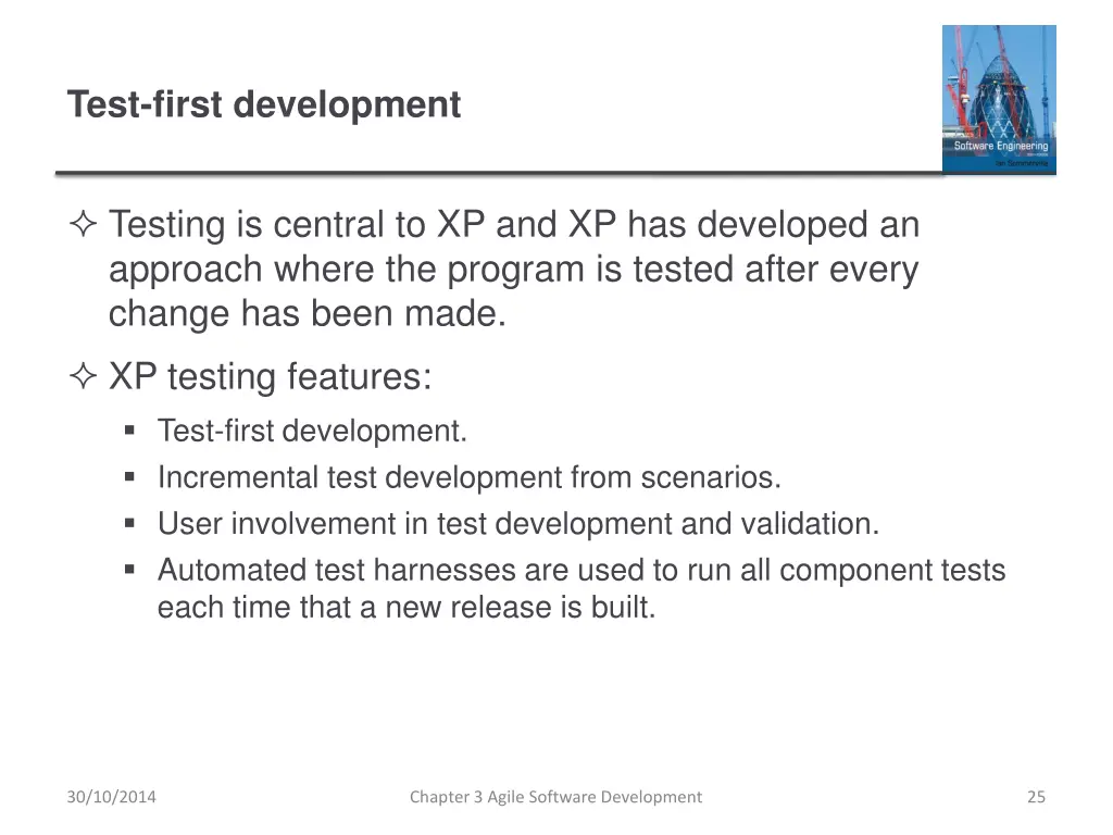 test first development