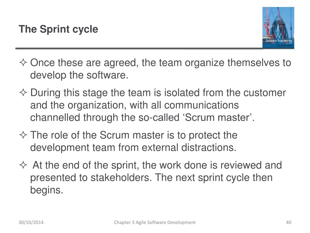 the sprint cycle