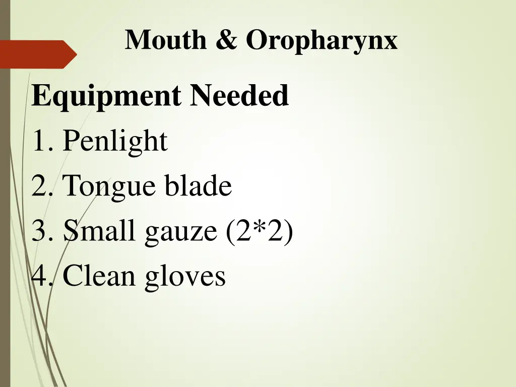 mouth oropharynx
