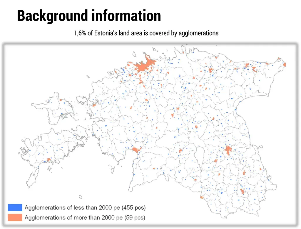 background information 1 6 of estonia s land area
