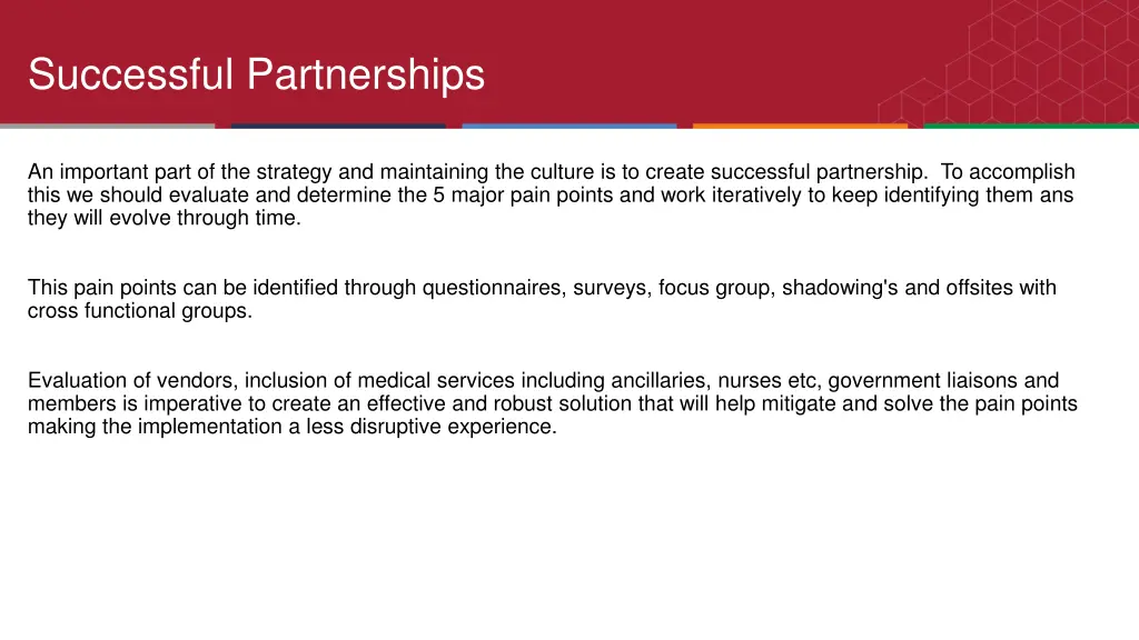 successful partnerships