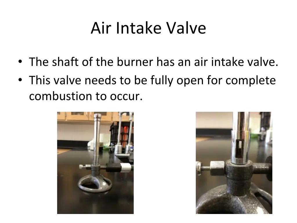 air intake valve