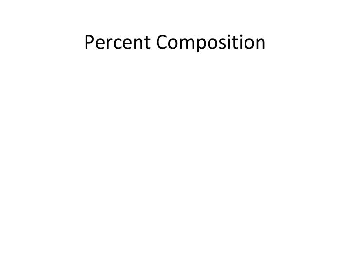 percent composition