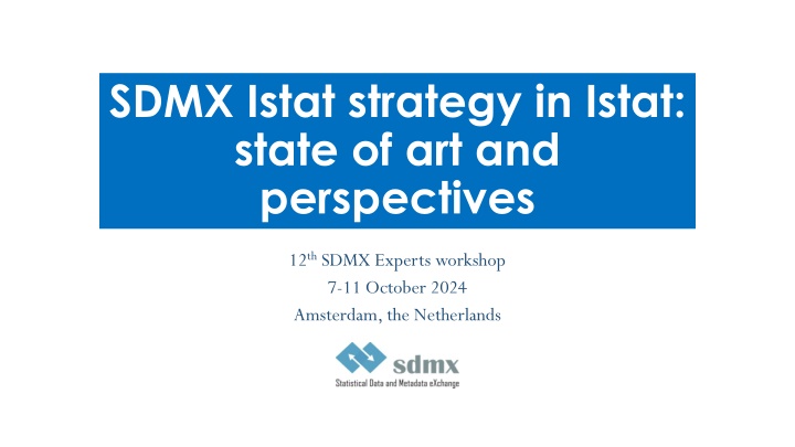 sdmx istat strategy in istat state