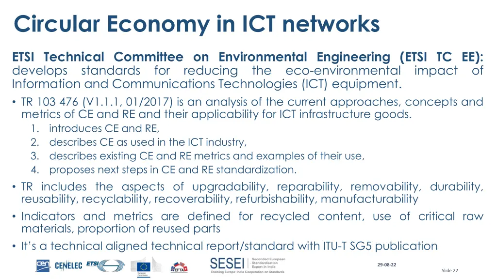 circular economy in ict networks