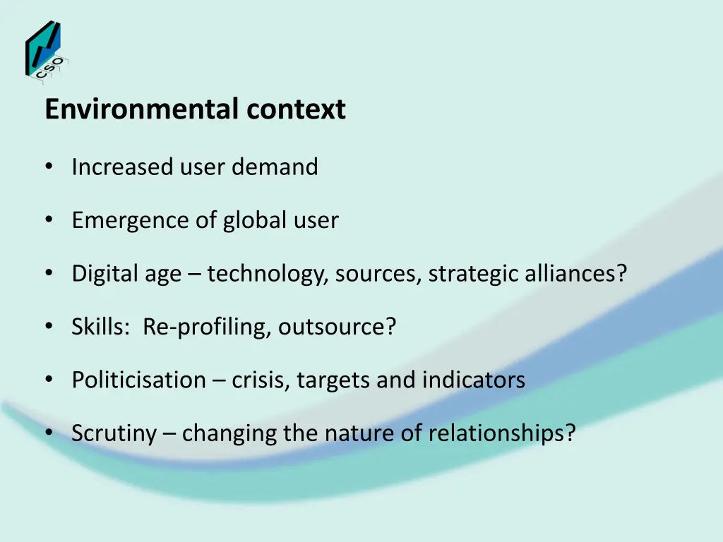 environmental context