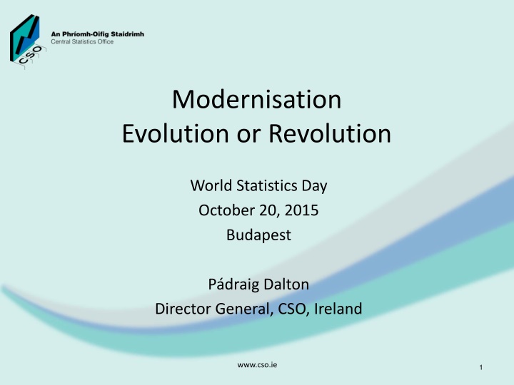 modernisation evolution or revolution