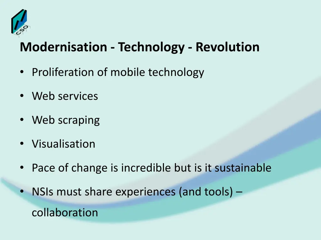 modernisation technology revolution