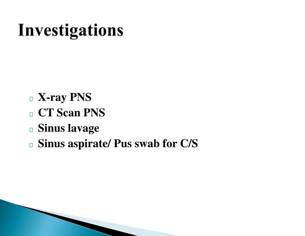 x ray pns ct scan pns sinus lavage sinus aspirate