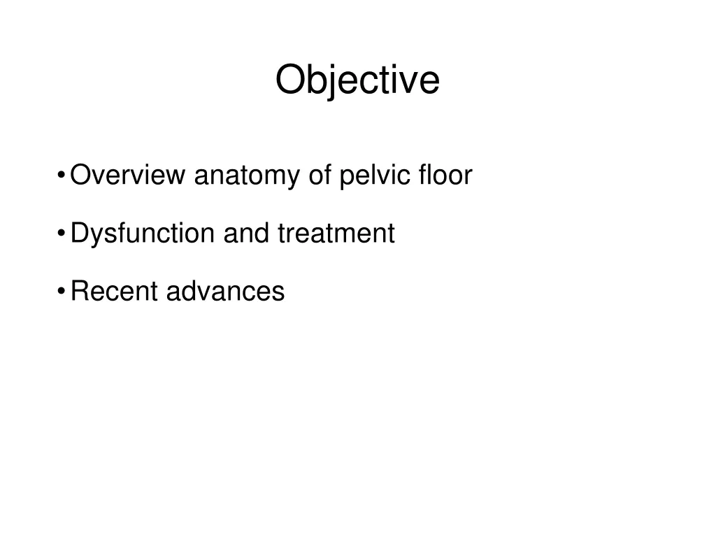 objective
