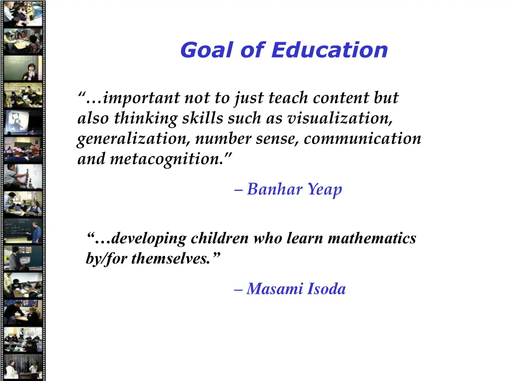goal of education