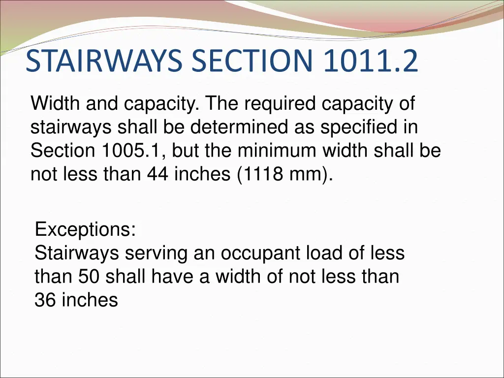 stairways section 1011 2