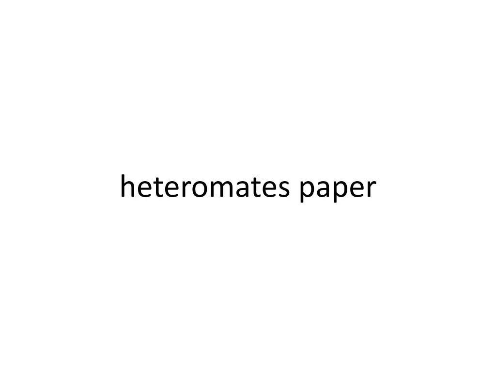 heteromates paper