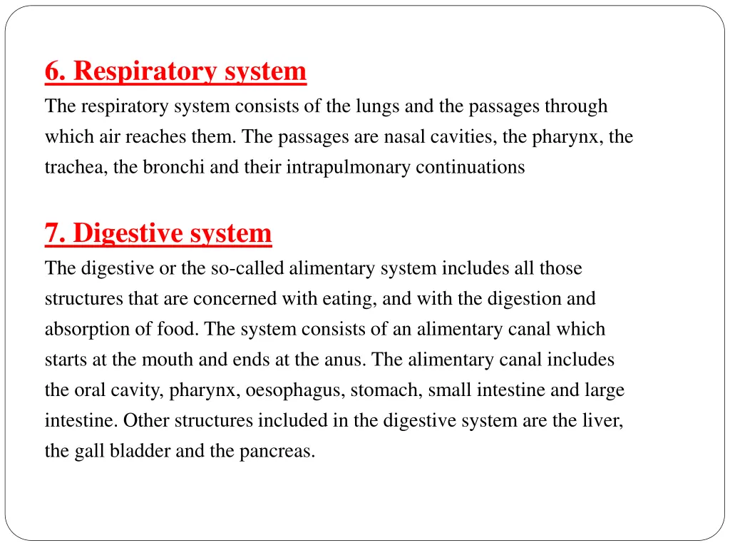 6 respiratory system the respiratory system