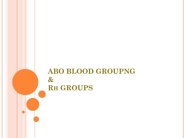 abo blood groupng r h groups