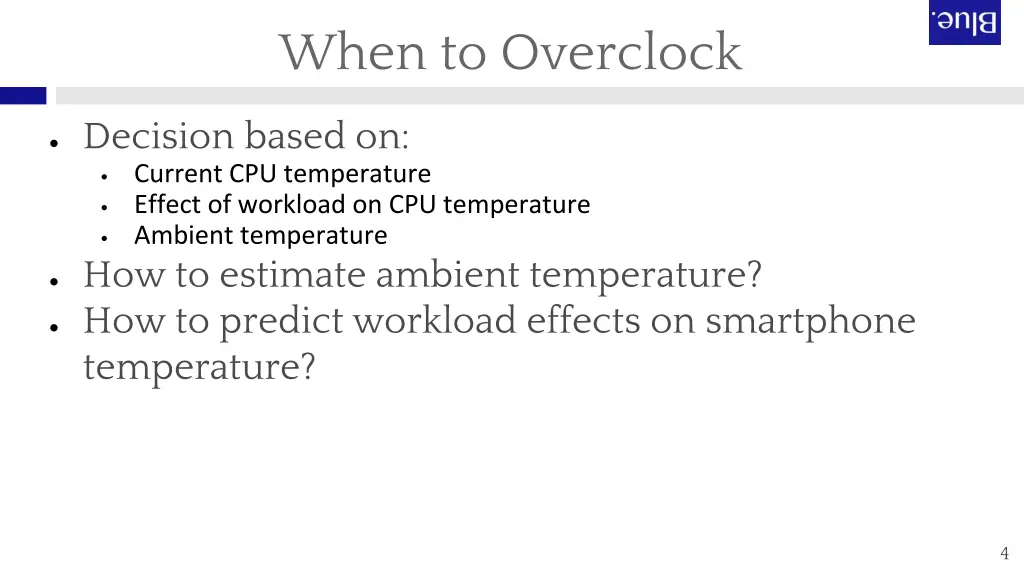 when to overclock