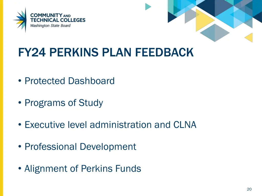 fy24 perkins plan feedback