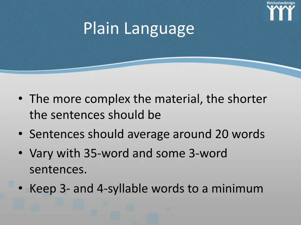 plain language