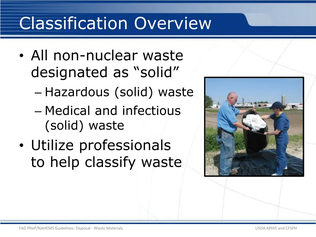 classification overview 1