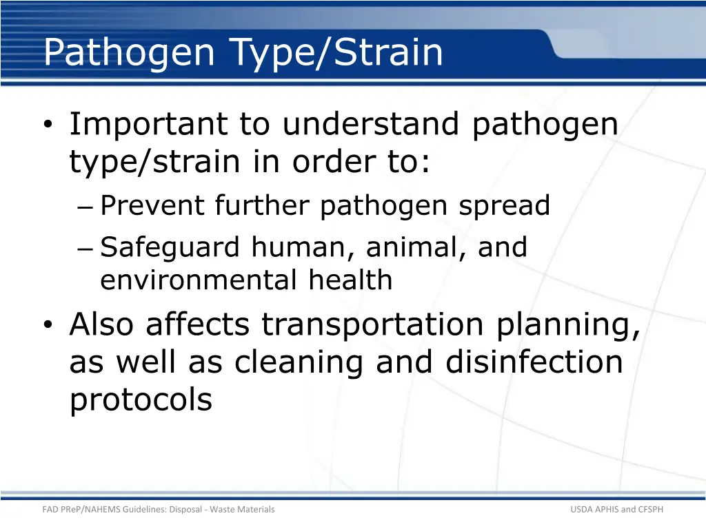 pathogen type strain