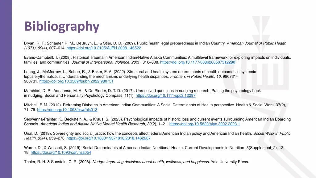 bibliography