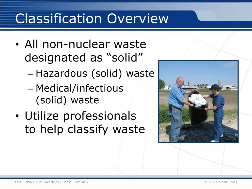 classification overview