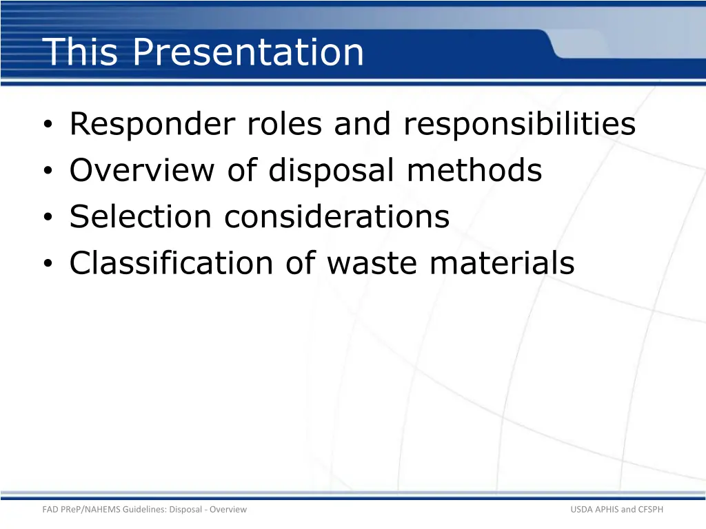this presentation