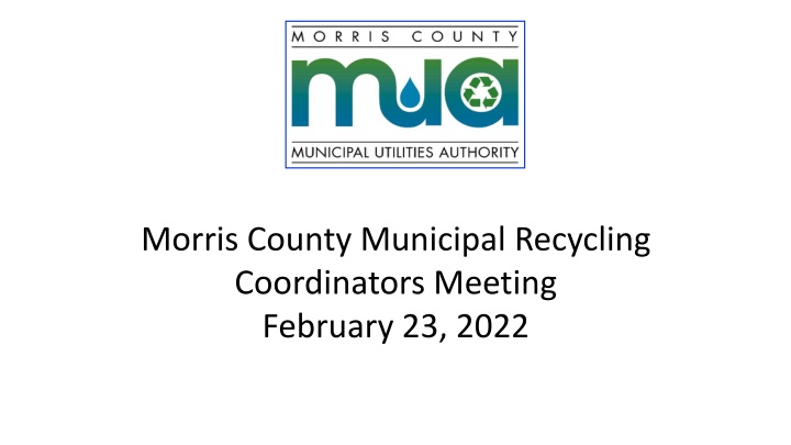 morris county municipal recycling coordinators