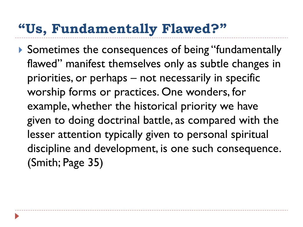 us fundamentally flawed