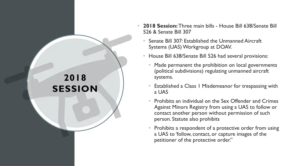 2018 session three main bills house bill
