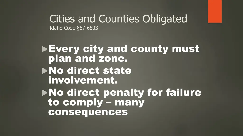 cities and counties obligated idaho code 67 6503