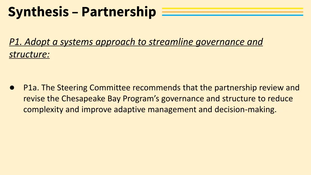 synthesis partnership