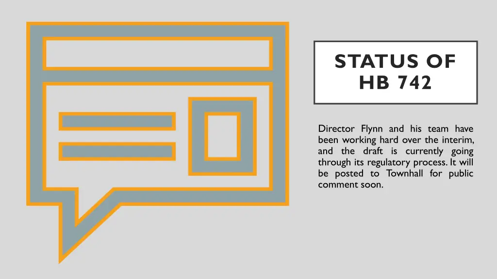 status of hb 742