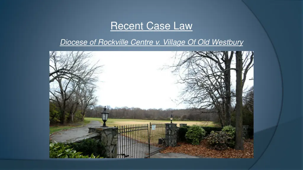 recent case law