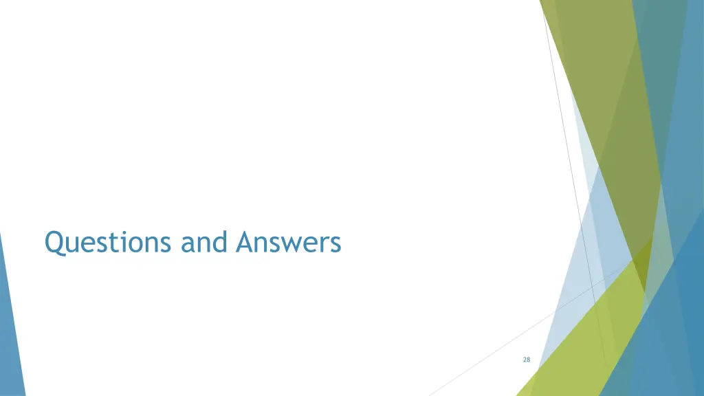 questions and answers